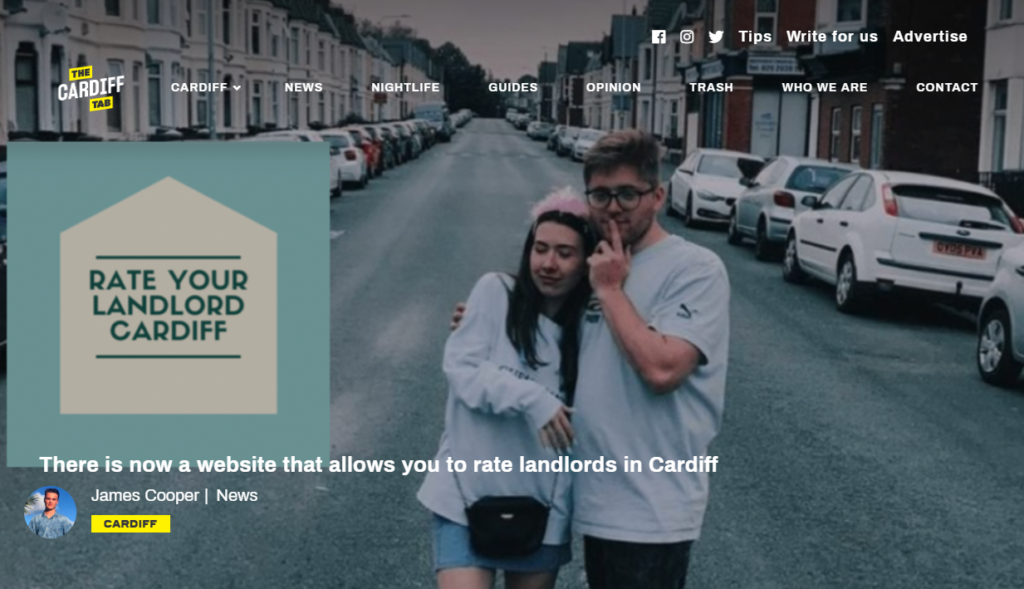 uni rate your landlord cardiff wales letting home the tab news newspaper